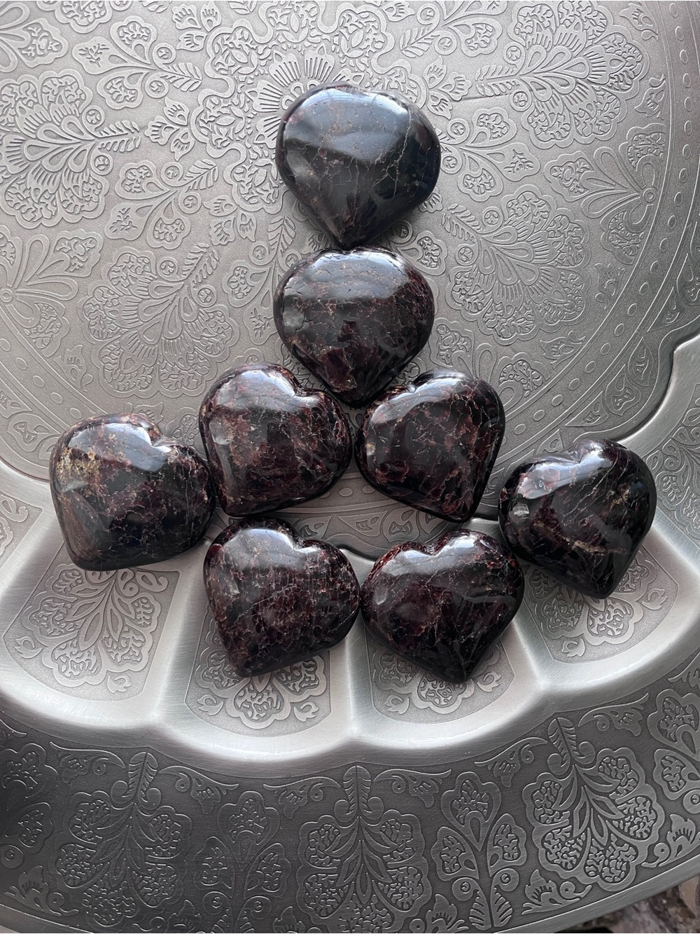 Garnet heart - Picture 4 of 4